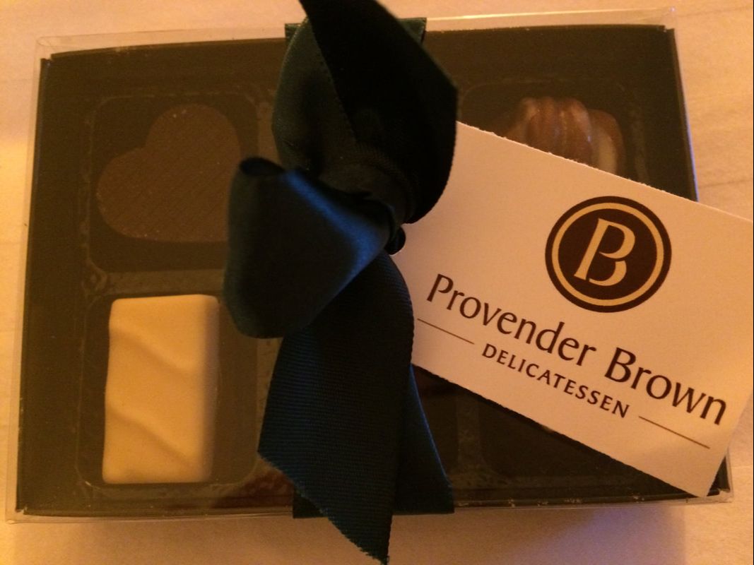 Chocolates from Provender Brown Deli in Perth
