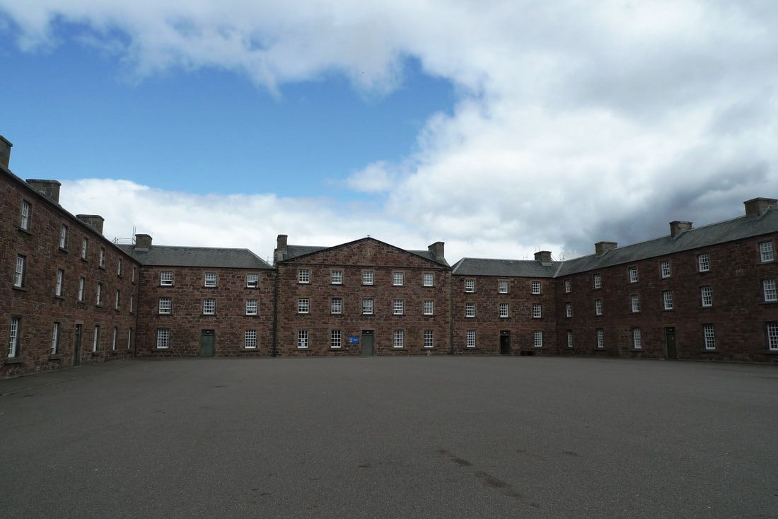 Barracks at Fort George, designed by Robert Adam
