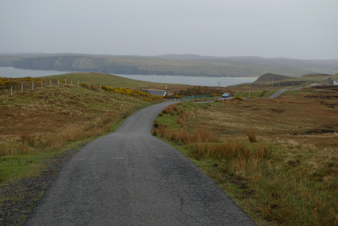The road to Strathy Point
