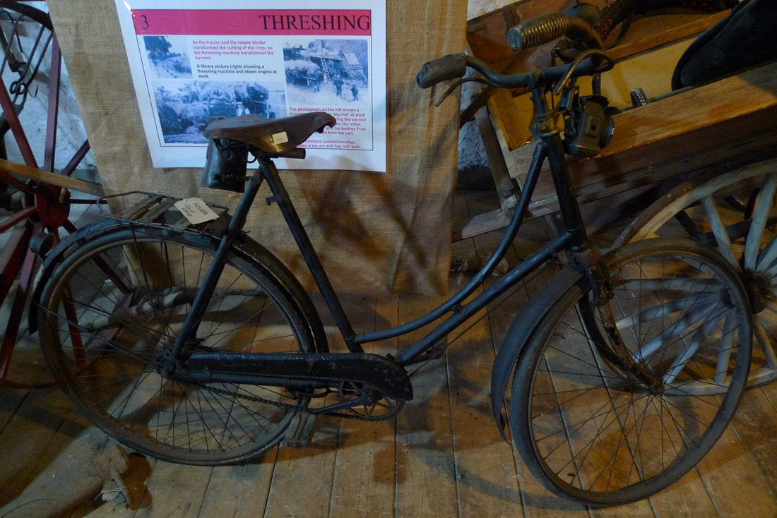 Antique bicycle at Dalgarven Mill