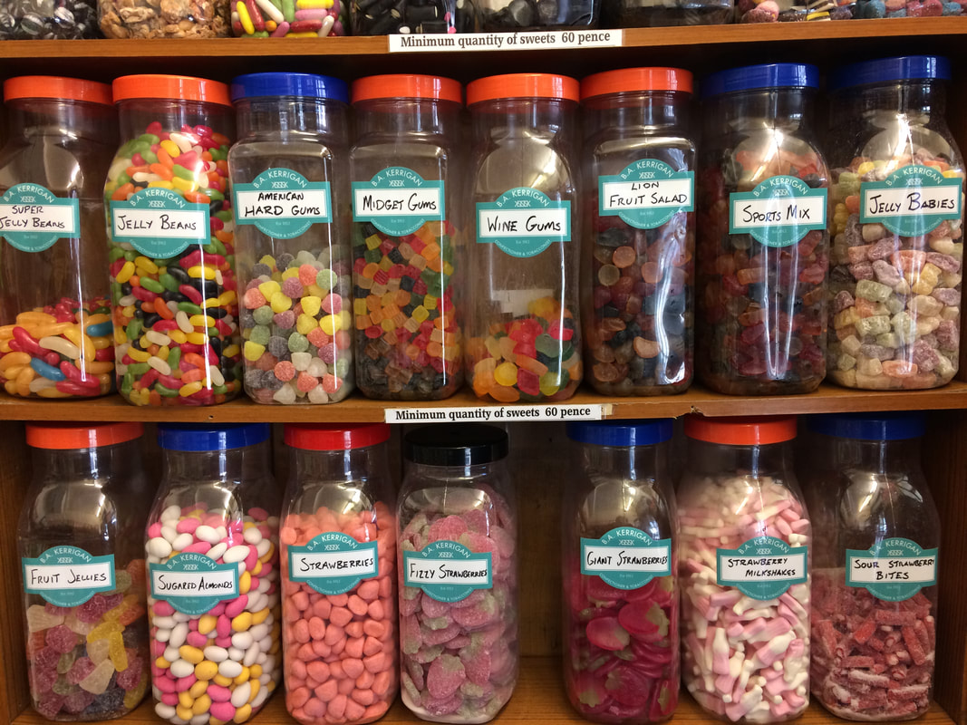 Sweets inside the B.A. Kerrigan shop in Perth