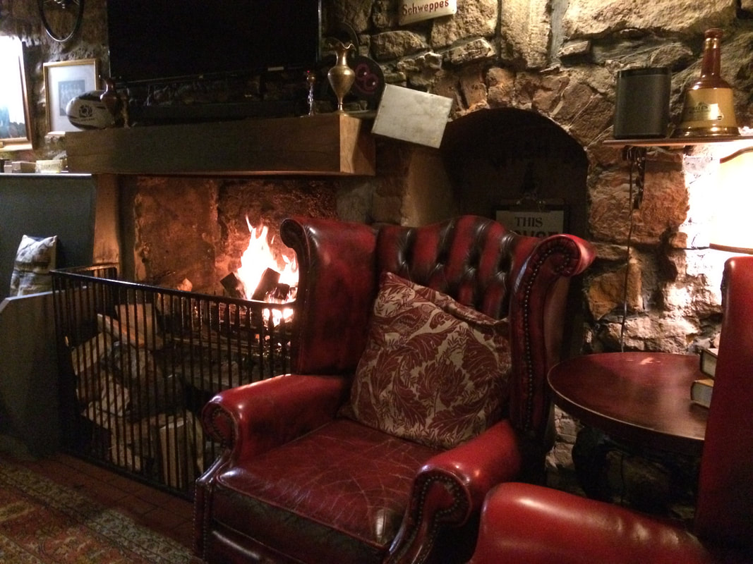 Fireplace in the Kirkstyle Inn, Dunning