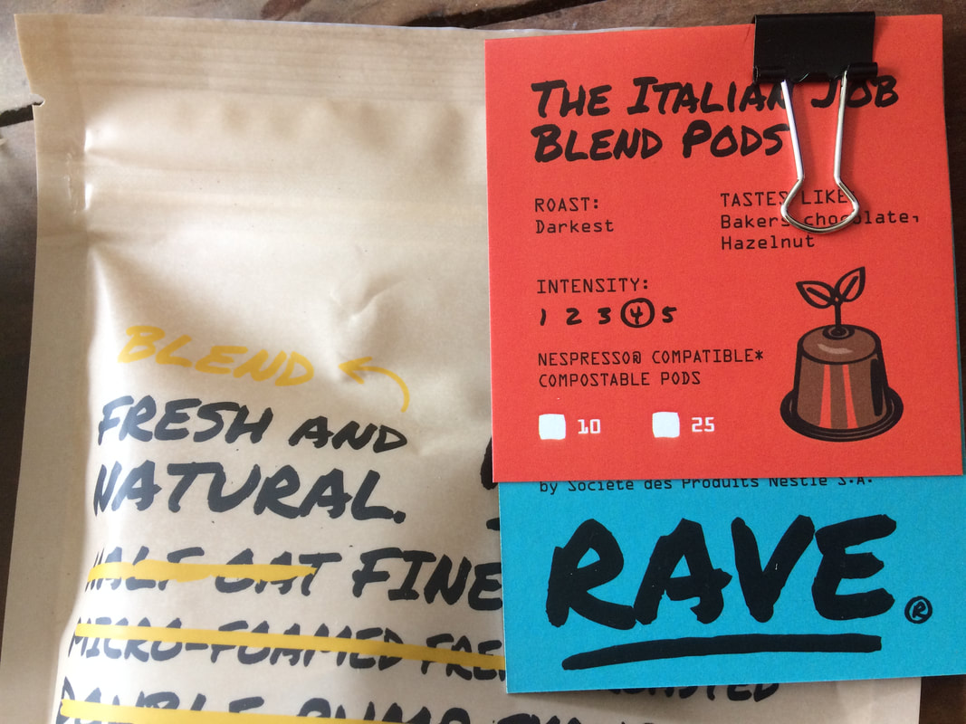 Rave Coffee Italian Job Blend Pods