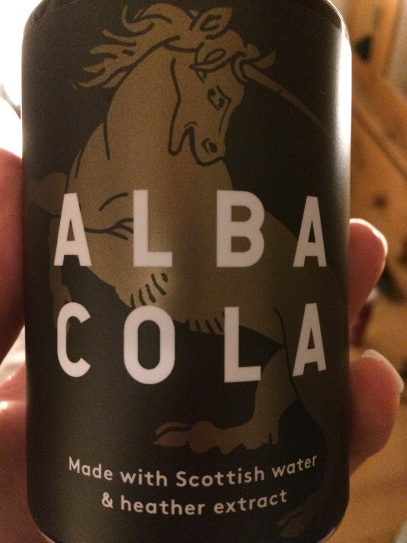 Alba Cola can. Scottish cola