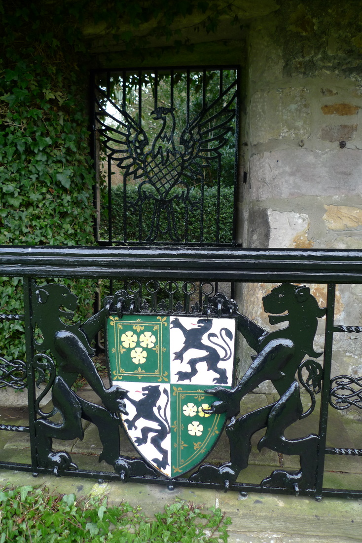 Entrance gate to Malleny Garden