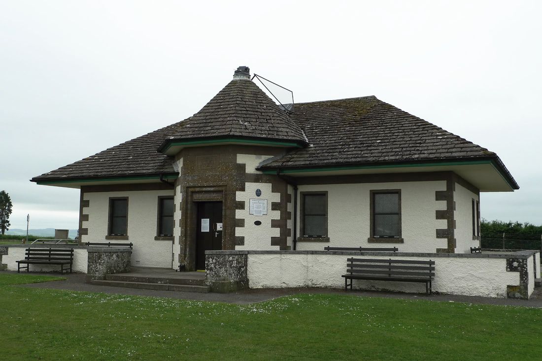 Cricket pavilion and camera obscura in Kirriemuir