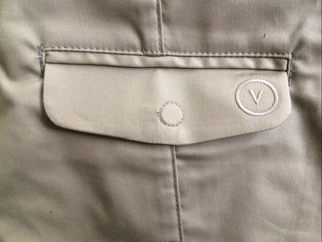 Rear pocket of Vulpine's rain trouser