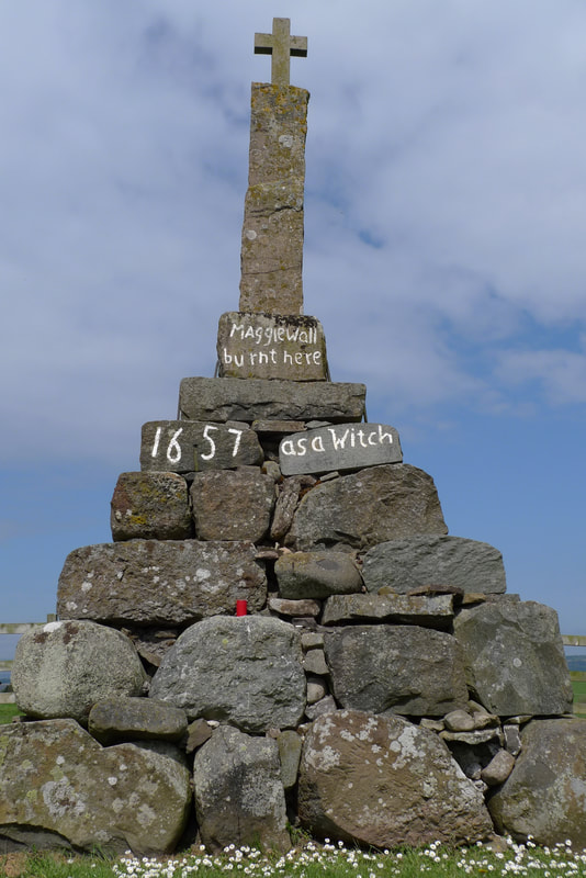 Maggie Wall witch memorial
