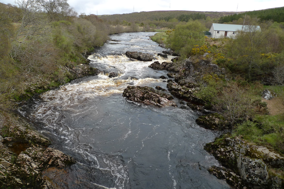 The River Helmsdale at Kildonan station
