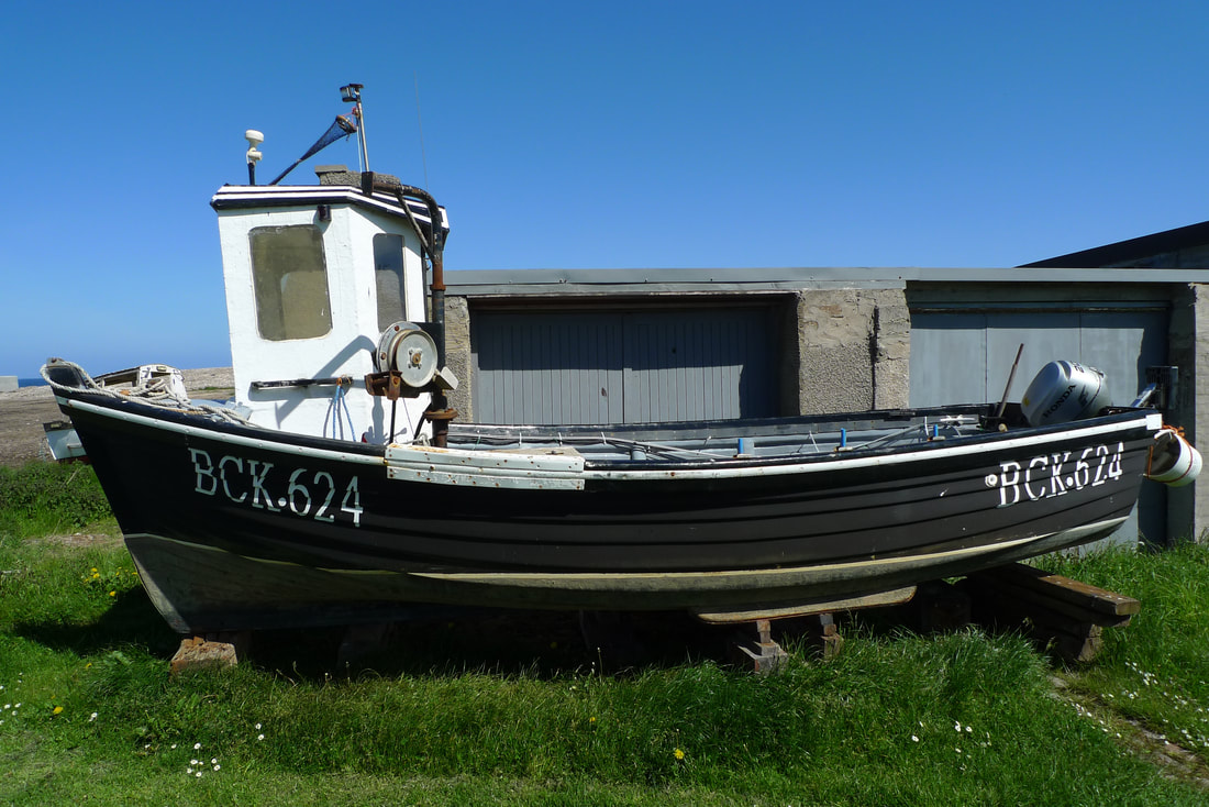 Fishing boat in Portgordon