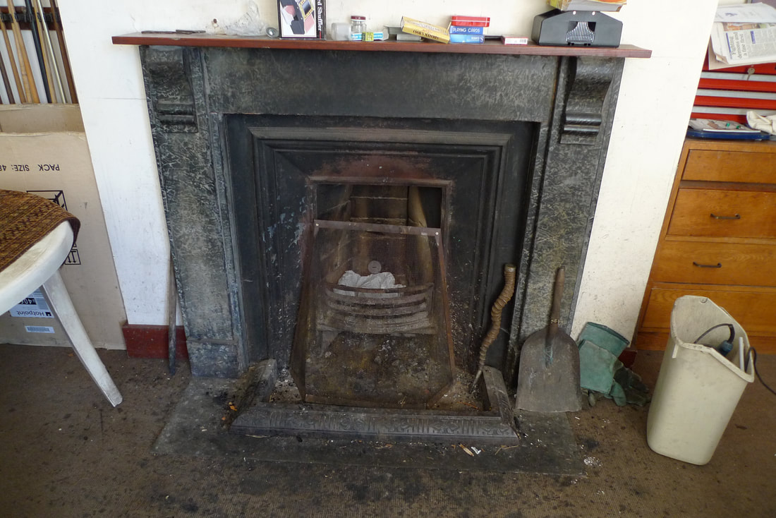 Fireplace from the Duke of Gordon's waiting room in Spey Bay station