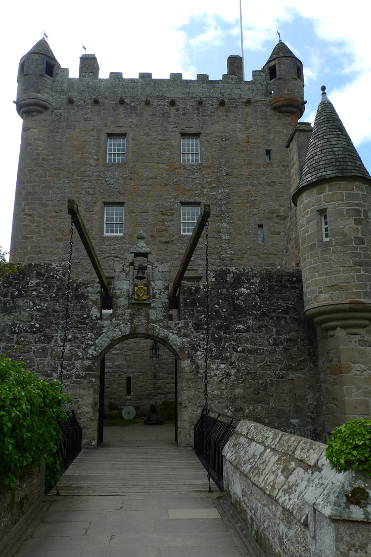 The drawbridge at Cawdor Castle