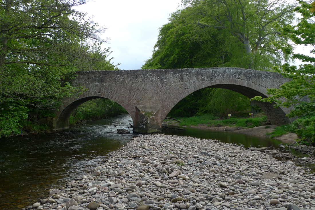 White Bridge crossing the River Nairn, near Cawdor Castle