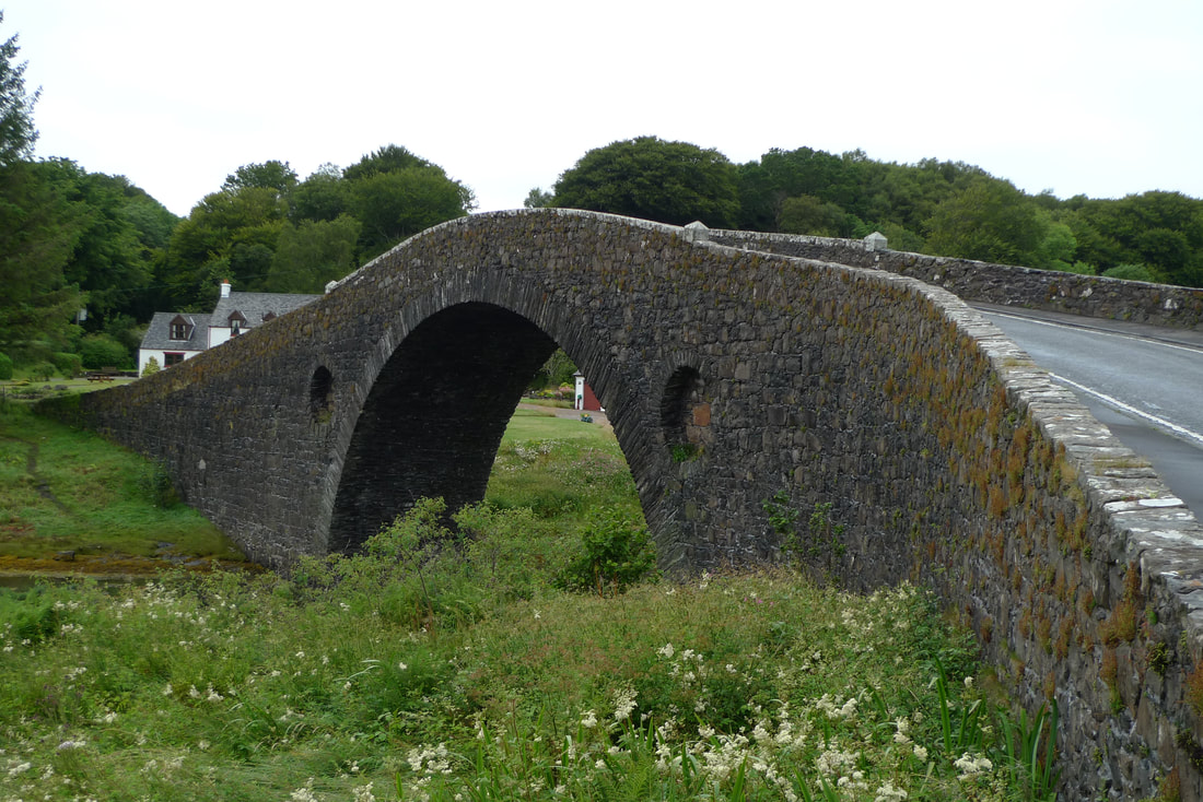 The Clachan Bridge, known as the 'bridge over the Atlantic'