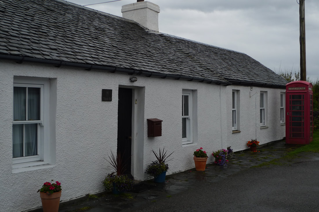 A white cottage in Cullipool, Isle of Luing