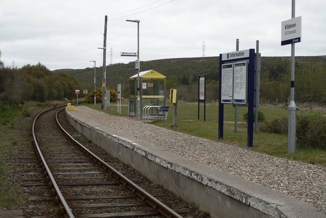 Kildonan station platform